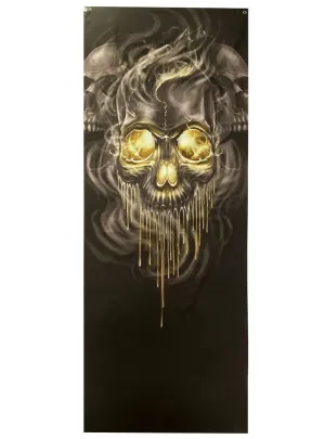 Smoking Skull 80x200cm Curtain Halloween Decoration