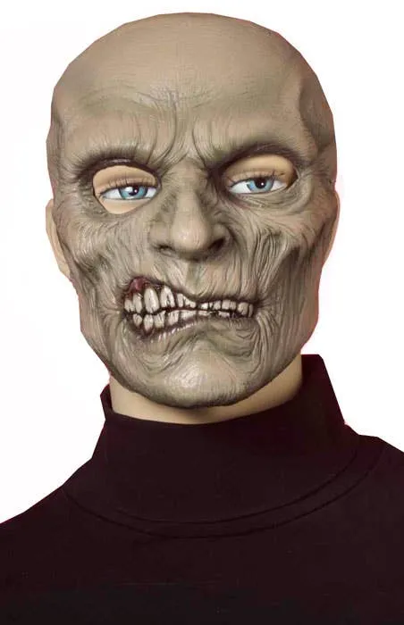 Snarling Zombie Corpse Halloween Mask