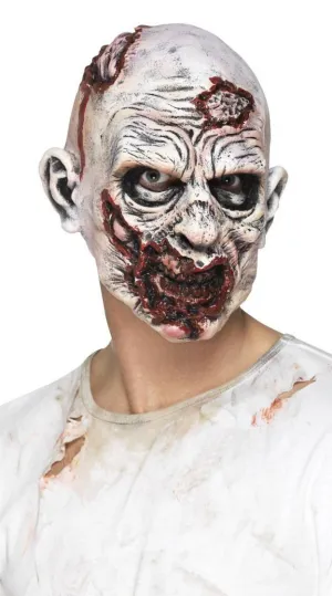 Snarling Zombie Gorey Halloween Foam Latex Mask