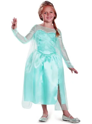 Snow Queen Elsa Girls Deluxe Frozen Costume