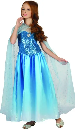 Snow Queen Girls Fairytale Costume