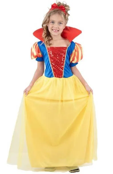 Snow White Girls Fairytale Dress Up Costume