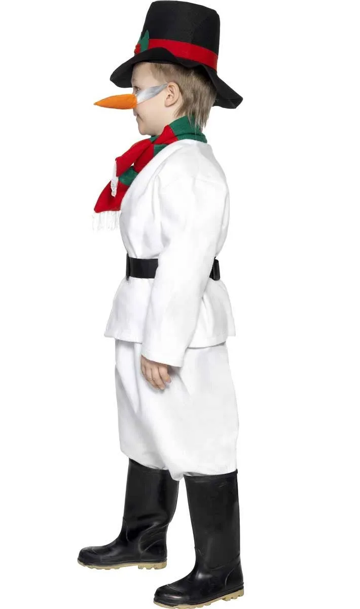 Snowman Boys Christmas Fancy Dress Costume