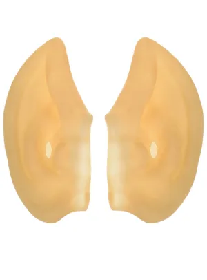 Soft Nude Colour Rubber Latex Elf Ears Costume Accessory
