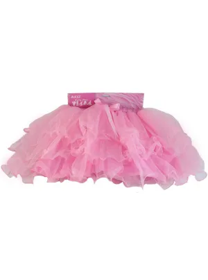 Soft Pink Womens Layered Fairy Costume Tutu