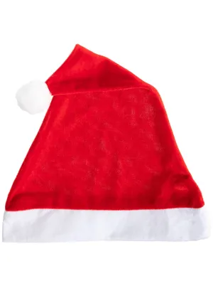 Soft Red and White Father Christmas Santa Hat