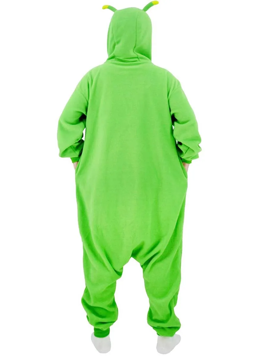 Space Alien Kids Plush Green Costume Onesie