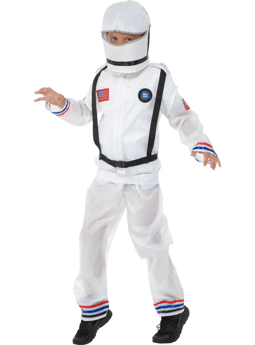 Space Explorer Boys Astronaut Fancy Dress Costume