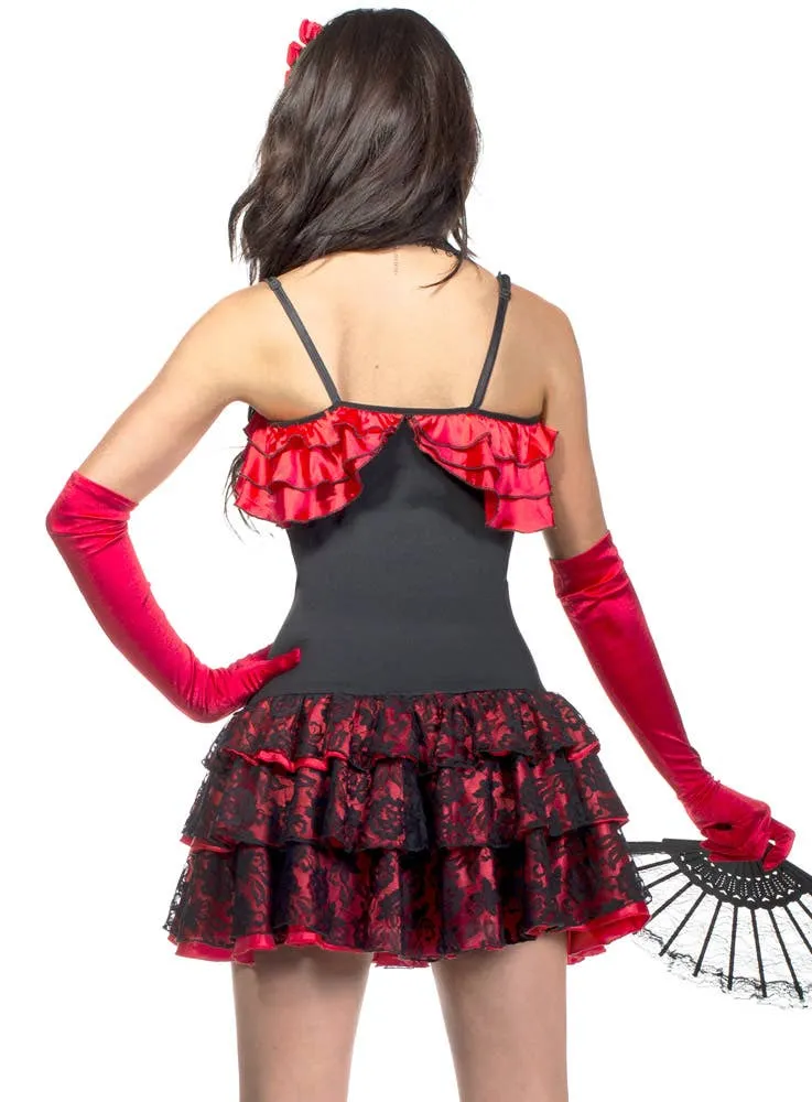 Spanish Flamenco Womens Deluxe Senorita Costume