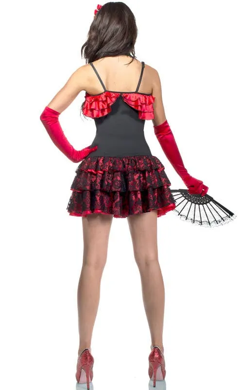Spanish Flamenco Womens Deluxe Senorita Costume