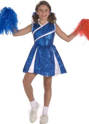 Sparkling Sassy Cheerleader Girls Costume