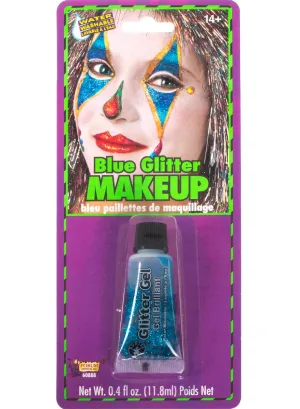 Sparkly Blue Glitter Gel Makeup