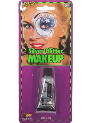 Sparkly Silver Glitter Gel Makeup