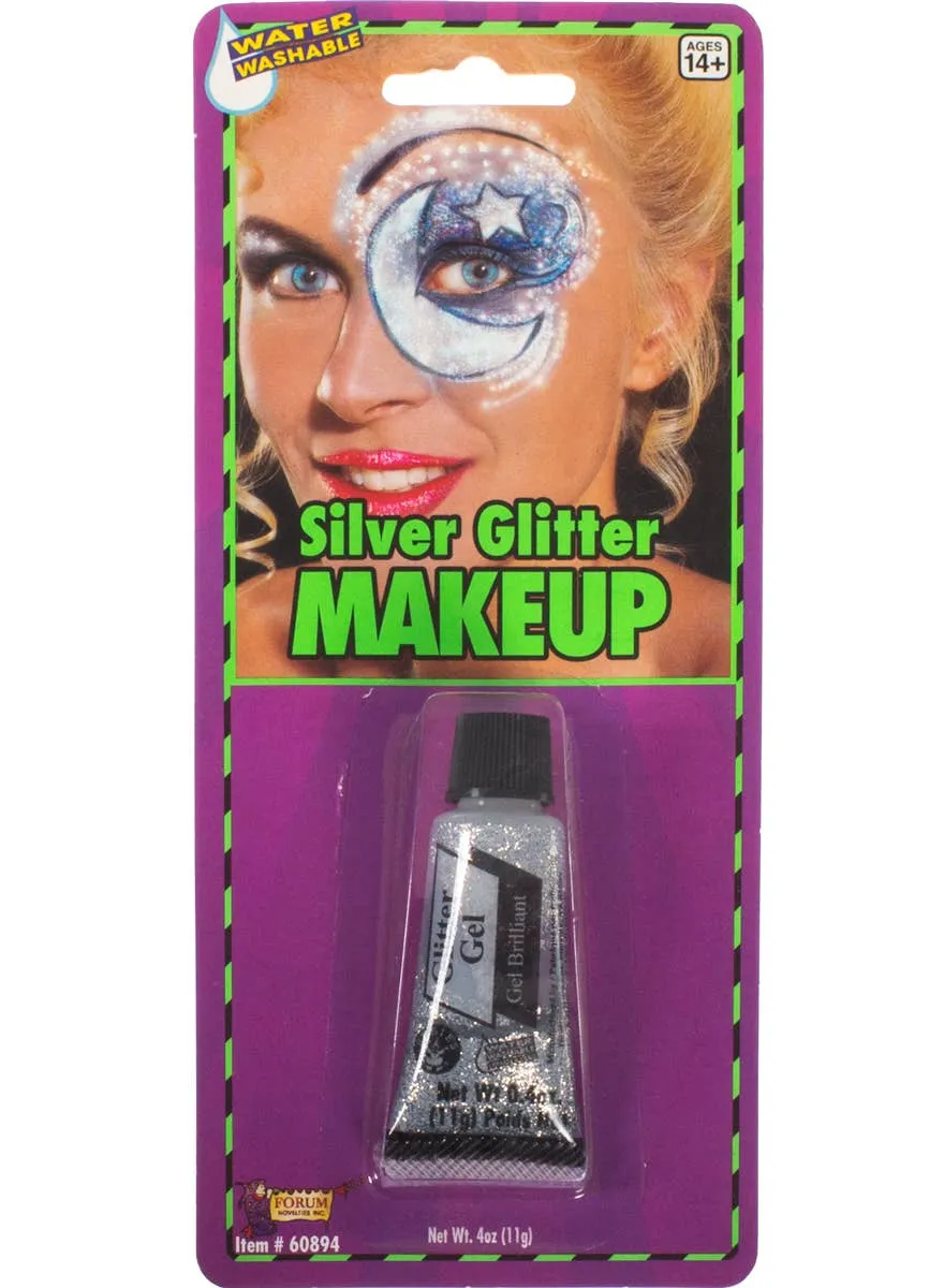 Sparkly Silver Glitter Gel Makeup