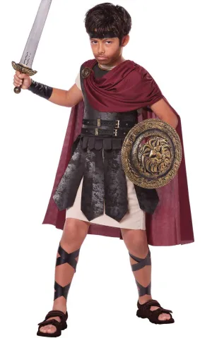 Spartan Warrior Boys Fancy Dress Costume