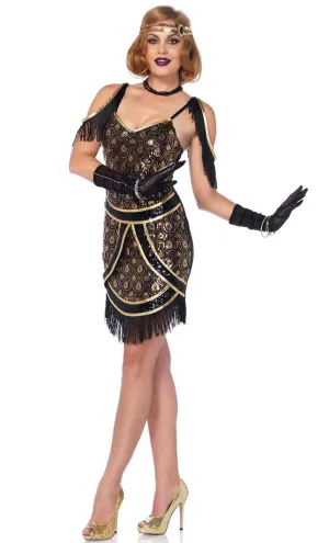 Speakeasy Sweetie Deluxe 1920s Womens Great Gatsby Costume