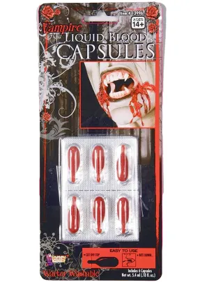Special Effects Halloween Liquid Blood Capsules