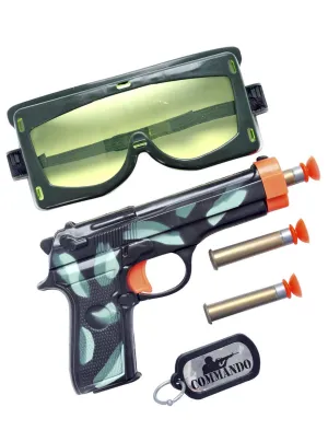 Special Forces Military Gun Kids Costume Accessory Kit