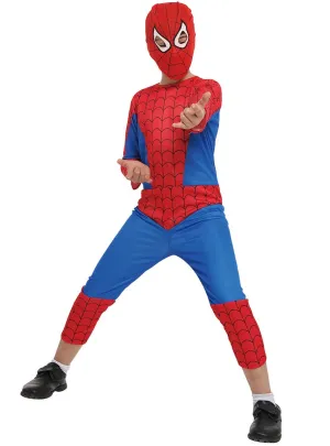 Spider Hero Boys Superhero Fancy Dress Costume