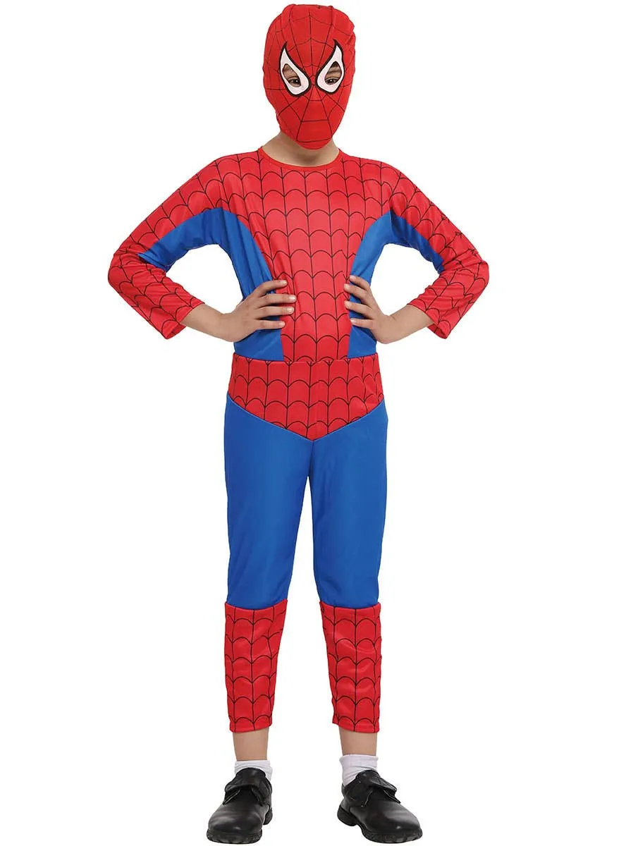 Spider Hero Boys Superhero Fancy Dress Costume