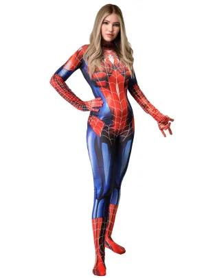 Spider Womens Red Superhero Costume
