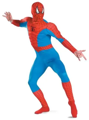 Spiderman Mens Muscle Chest Costume