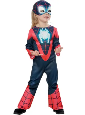 Spidey And His Amazing Friends Toddler Girls Miles Morales Costume