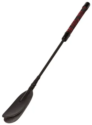 Split Top Red And Black Costume Riding Crop