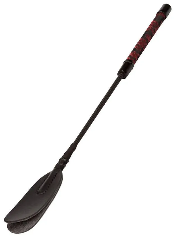 Split Top Red And Black Costume Riding Crop