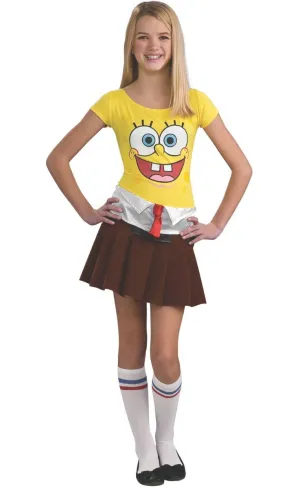 Spongecutie Teen Girls Spongebob Costume