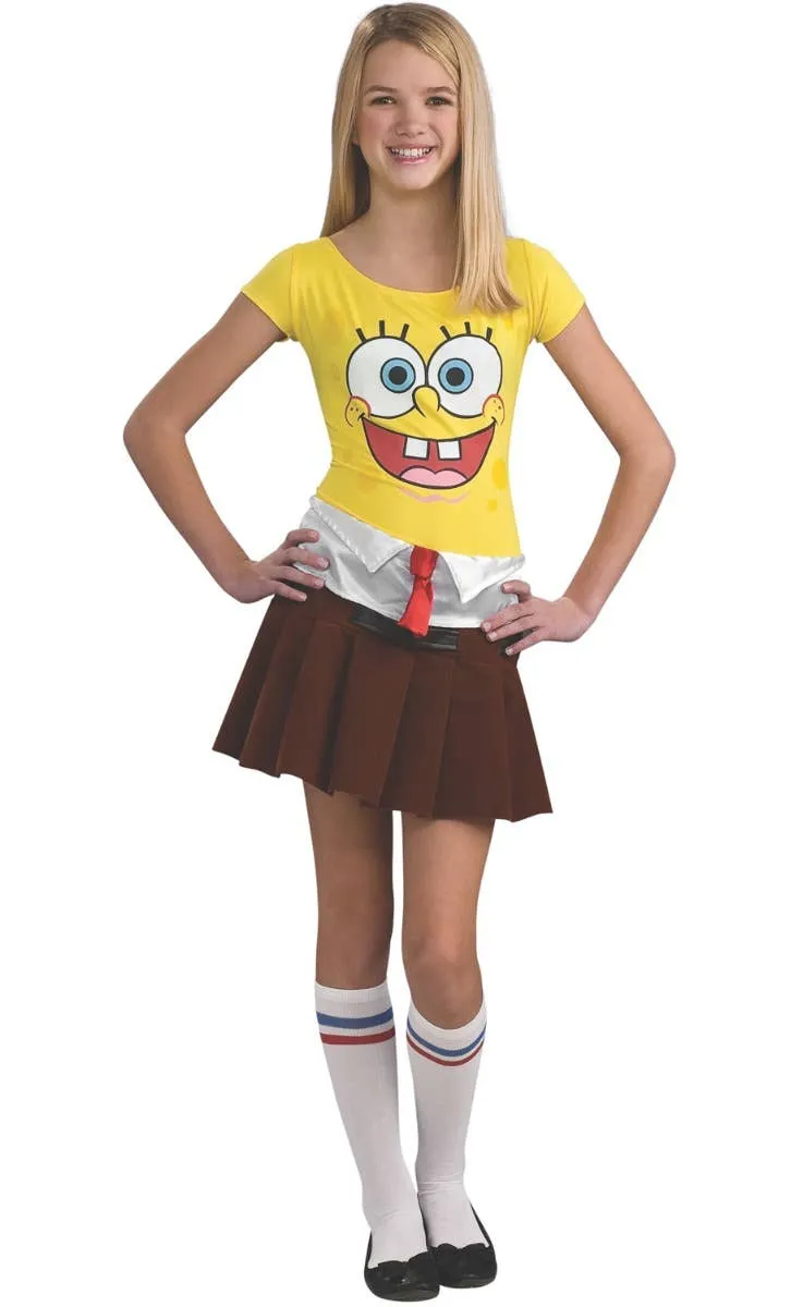 Spongecutie Teen Girls Spongebob Costume