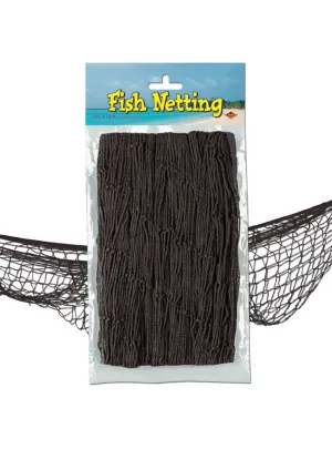 Spooky Black Fish Netting Halloween Decoration