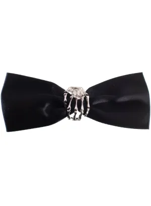 Spooky Skeleton Hand Hair Bow Halloween Accessory