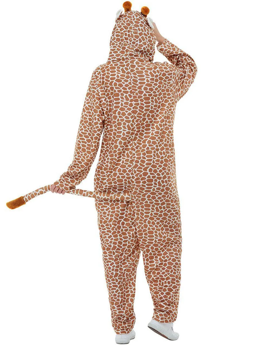 Spotted Giraffe Mens Animal Onesie Costume