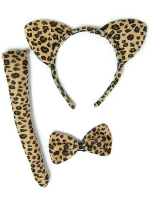 Spotty Leopard Kids Costume Accessory Set