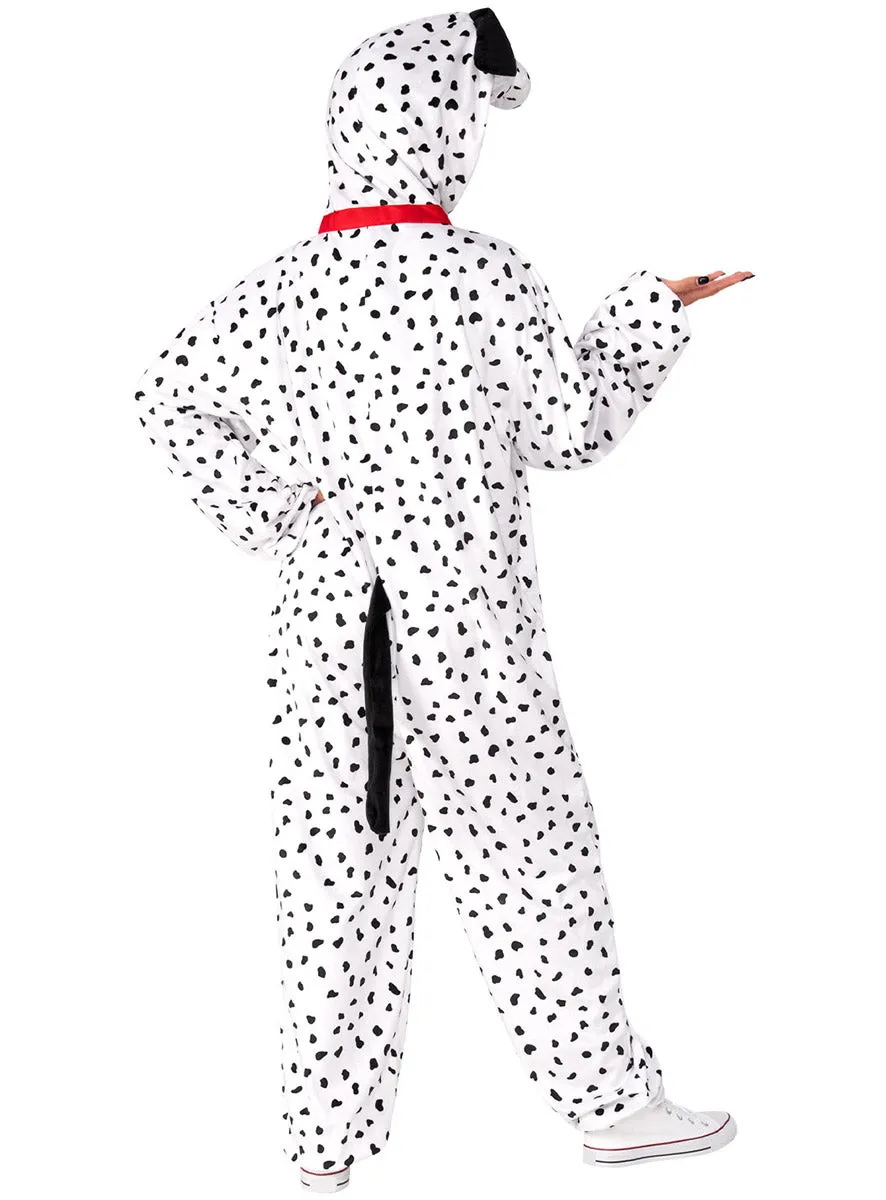 Spotty Mens Furry Dalmatian Onesie Costume