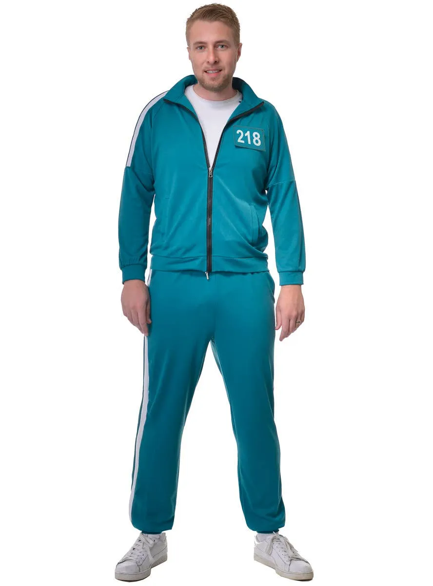 Squid Play 001 or 218 Adults Interchangeable Tracksuit Costume