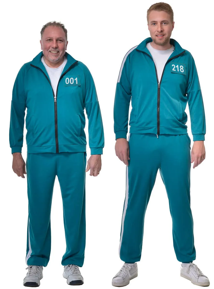 Squid Play 001 or 218 Adults Interchangeable Tracksuit Costume