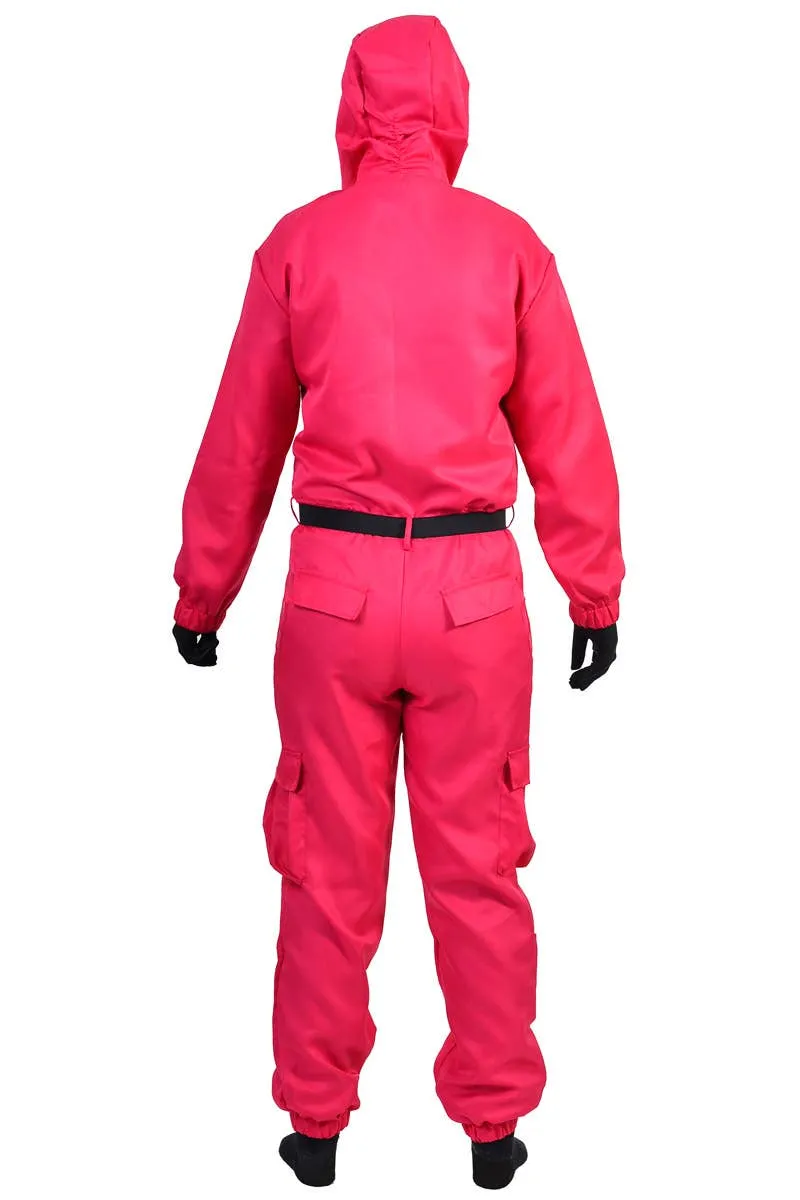 Squid Play Circle Mask Guard Adults Costume