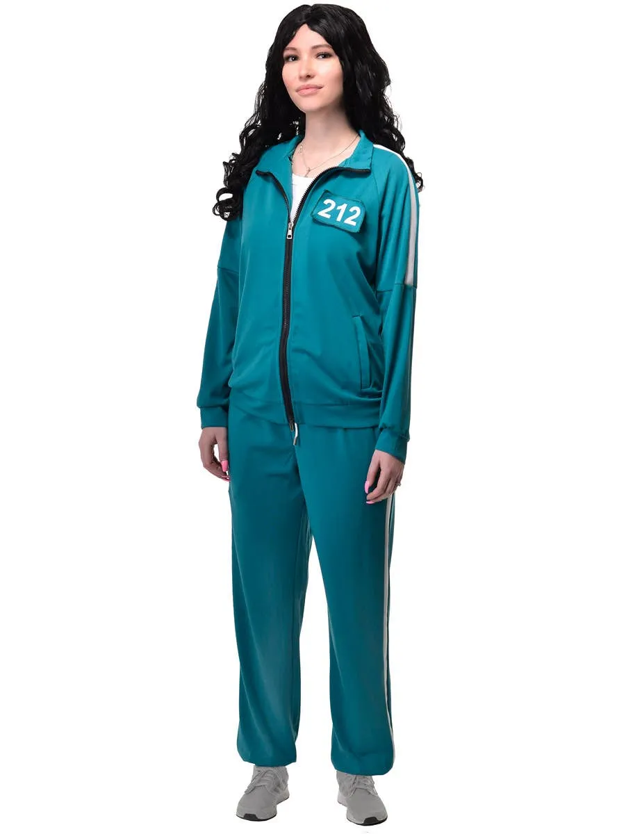 Squid Play Interchangeable 456 or 212 Adults Tracksuit Costume