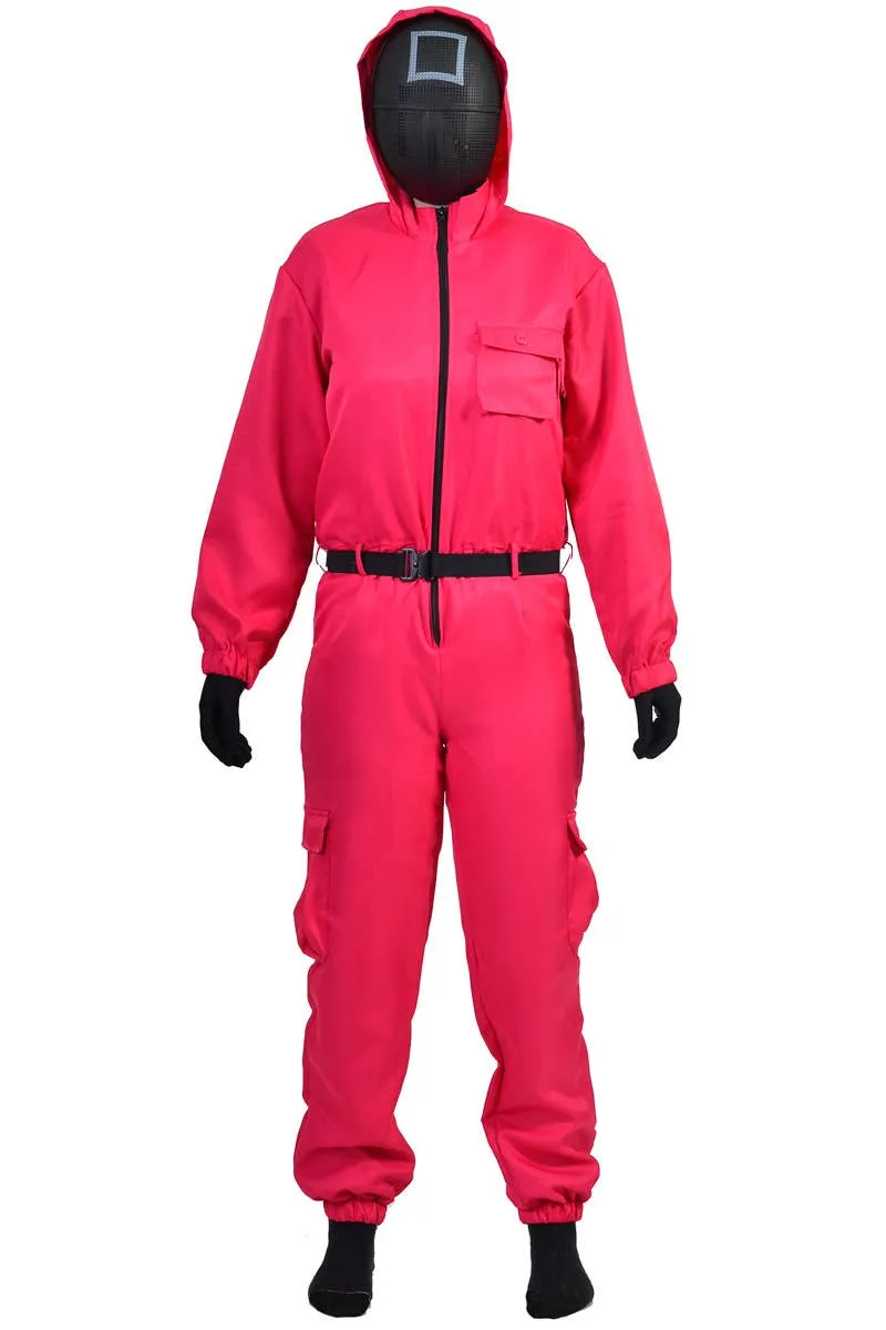 Squid Play Square Mask Guard Adults Costume