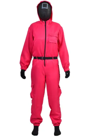 Squid Play Square Mask Guard Adults Costume