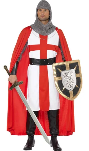 St George Hero Mens Medieval Crusader Costume