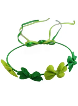 St Patrick's Day Green Clover Headband Costume Accessory