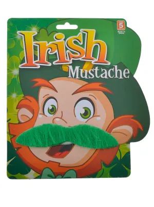 St Patrick's Day Green Novelty Costume Moustache