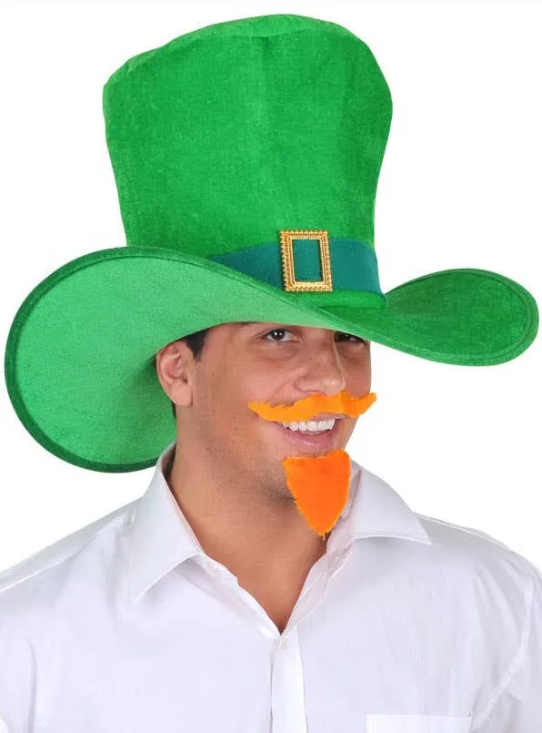 St Patrick's Day Jumbo Adults Green Leprechaun Hat