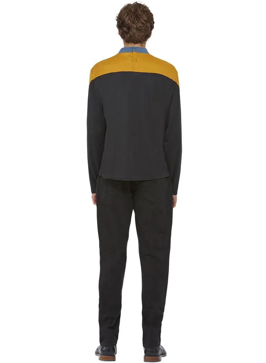 Star Trek Voyager Mens Operations Uniform Costume