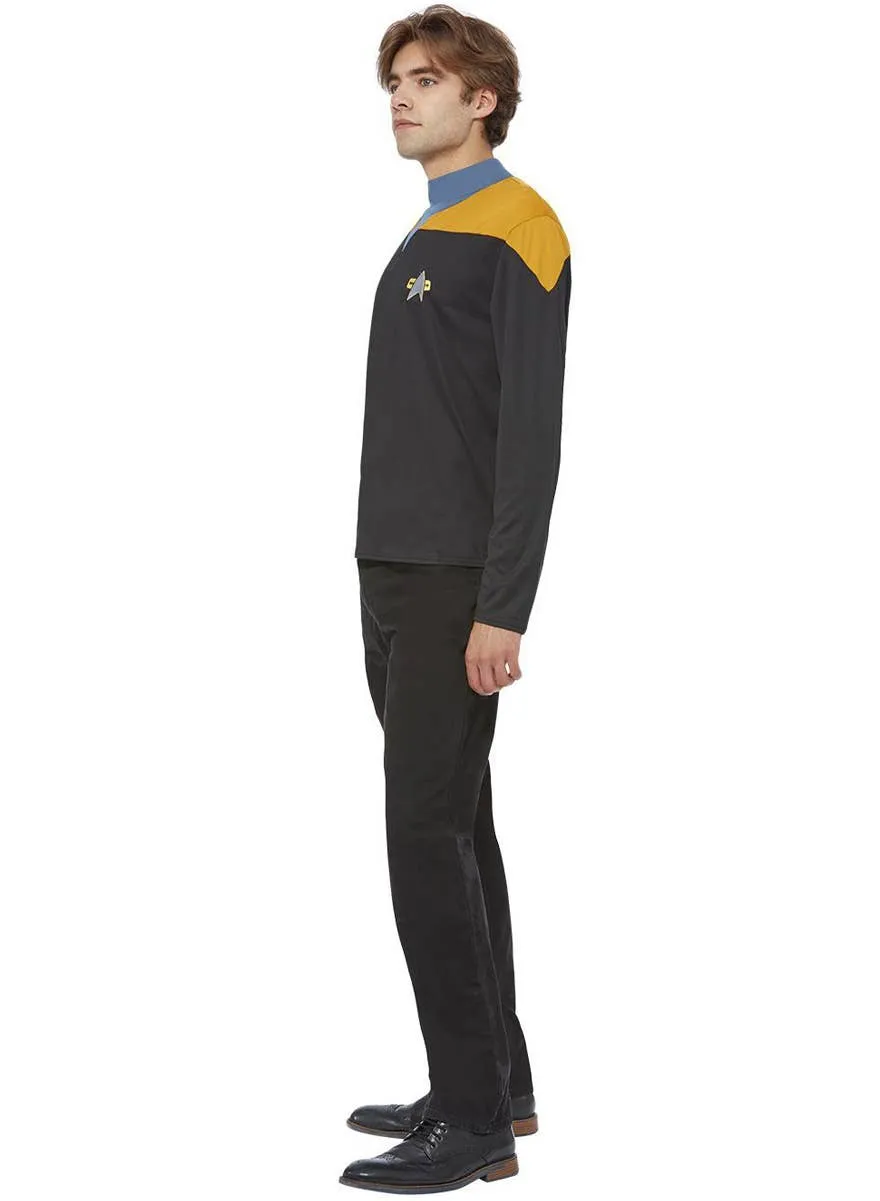 Star Trek Voyager Mens Operations Uniform Costume