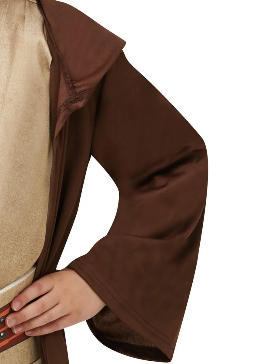 Star Wars Boys Hooded Brown Jedi Costume Robe
