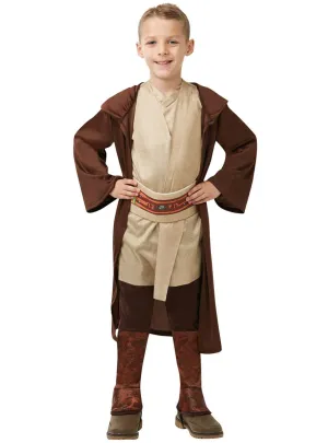Star Wars Boys Hooded Brown Jedi Costume Robe